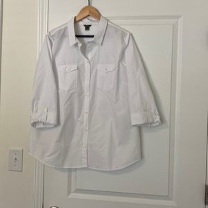 White boyfriend shirt